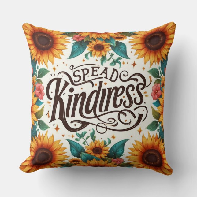 Spread Love Decorative Throw Pillow (Front)
