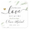 Spread Love Hand Sanitizer Greenery Wedding Favour