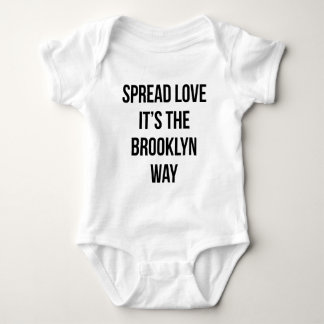 Spread Love It's the Brooklyn Way Baby Bodysuit