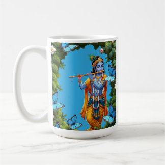 Spread Love, Live Like Krishna – Divine Wisdom  Coffee Mug