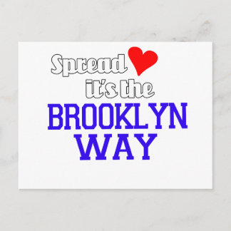 Spread Love The Brooklyn Way Postcard