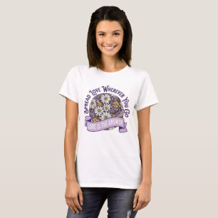 Spread Love Wherever You Go Floral Boho T-Shirt