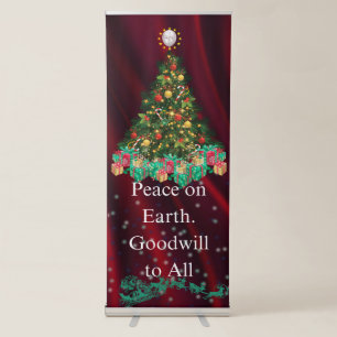 Spread Peace, Goodwill Vertical Retractable Banner
