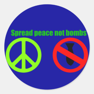 spread peace stickers