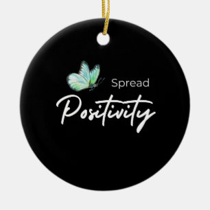 Spread Positivity Ceramic Tree Decoration
