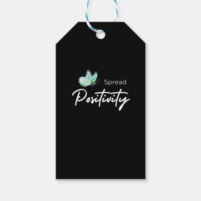 Spread Positivity Gift Tags (Front)