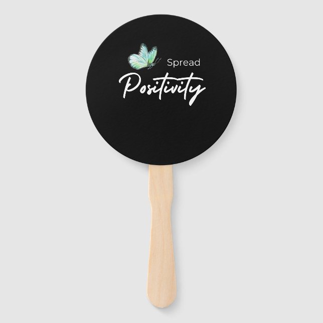 Spread Positivity Hand Fan (Front)