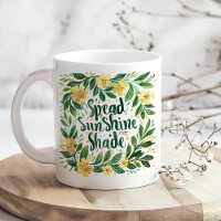 "Spread SunShine" Yellow and Green Floral