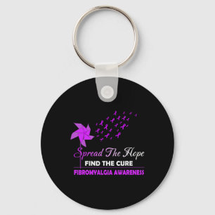 Spread The Hope Fibromyalgia Awareness Key Ring