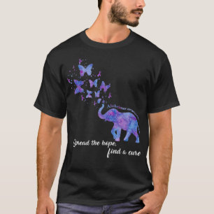 Spread The Hope Find A Cure Alzheimer Awareness Gi T-Shirt