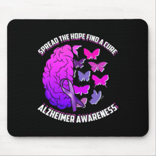 Spread The Hope Find A Cure  Alzheimer Awareness  Mouse Mat