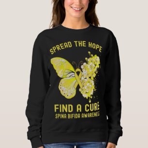 Spread The Hope Find A Cure Spina Bifida Awareness Sweatshirt
