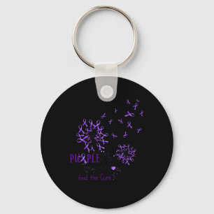 Spread The Hope Find The Cure -fibromyalgia Awaren Key Ring
