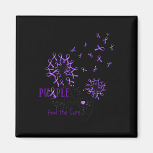 Spread The Hope Find The Cure -fibromyalgia Awaren Magnet