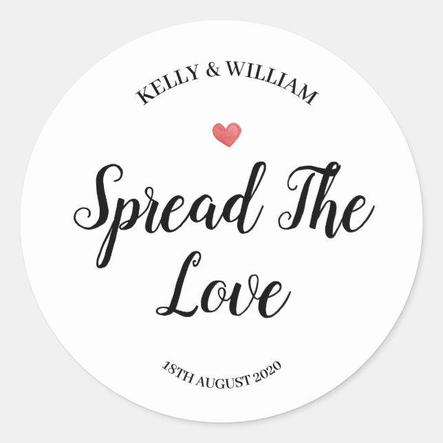 Spread The Love Sticker (Front)