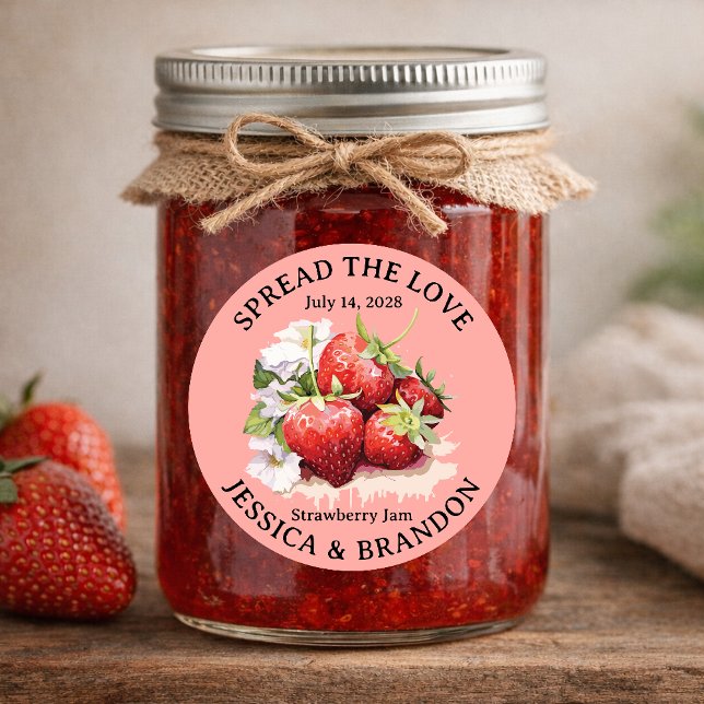 Spread the Love Strawberry Jelly label STRAW08rd (Creator Uploaded)