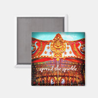Spread the sparkle quote gold face carousel photo