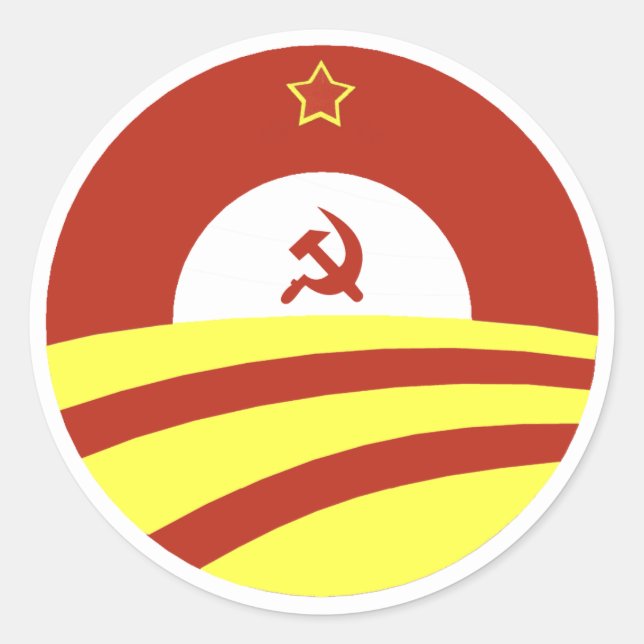 Spread The Wealth Classic Round Sticker (Front)