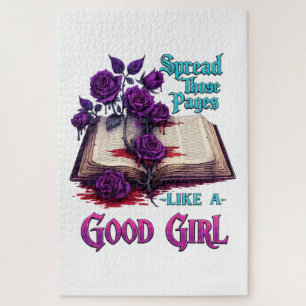 Spread Those Pages Like A Good Girl Jigsaw Puzzle