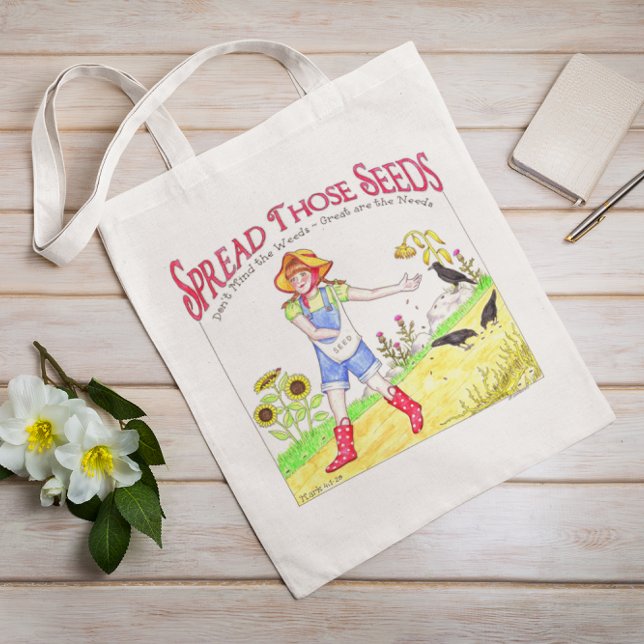 Spread those Seeds Tote Bag (Creator Uploaded)