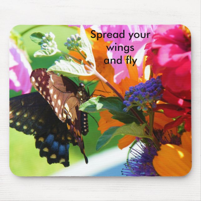 Spread your wings and fly mouse mat (Front)