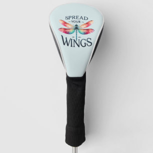 Spread Your Wings - Artistic Dragonfly Golf Head Cover