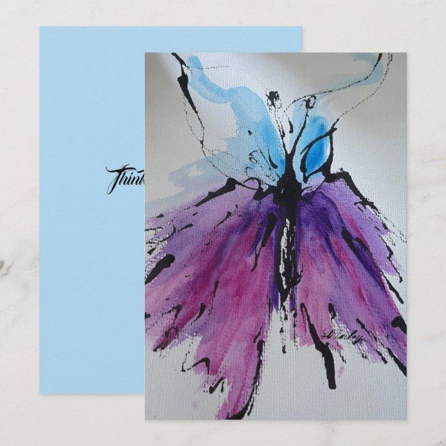 Spread your Wings notecard (Front/Back)