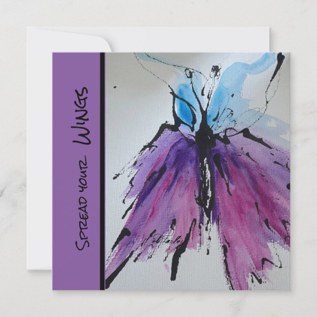 Spread your Wings Notecard (Front)