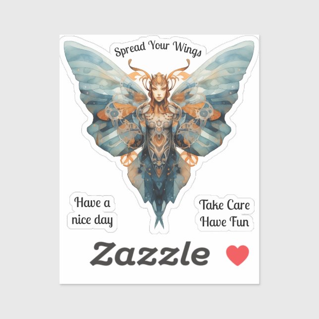 Spread your wings steampunk butterfly (Sheet)