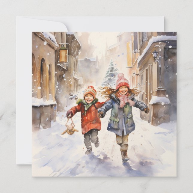 Spreading Christmas Joy Holiday Card (Front)