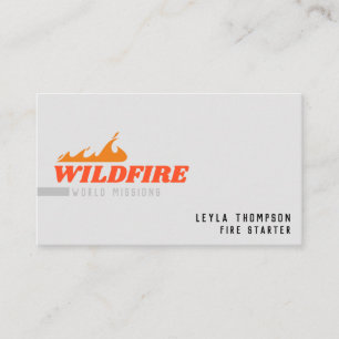 Spreading Fire Business Card