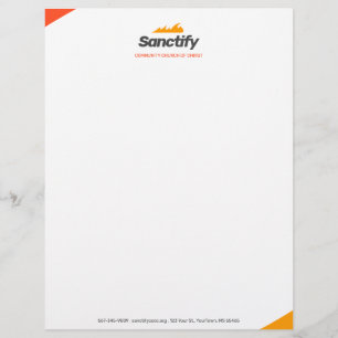 spreading fire custom letterhead