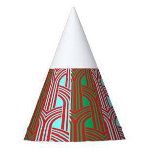 Spreading Holiday Cheer – Modern Geometric Party Hat