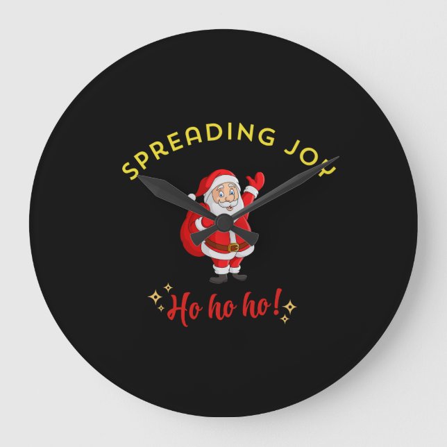 SPREADING JOY LARGE CLOCK (Front)