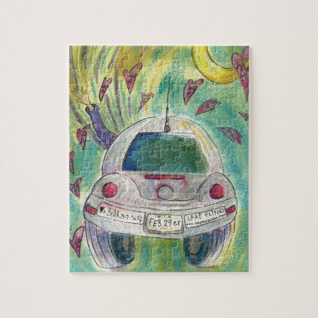 SPREADING LEAP YEAR DAY AWARENESS JIGSAW PUZZLE (Vertical)