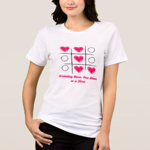 Spreading Love, One Heart at a Time Tri-Blend Shirt