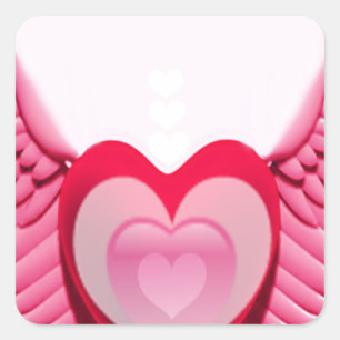 Spreading Love_ Square Sticker