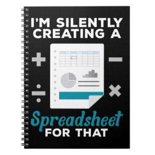 Spreadsheet Accounting Tax Auditor Bookkeeper CPA Notebook