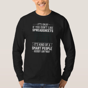 Spreadsheet Calculator Software Budget Templates T-Shirt