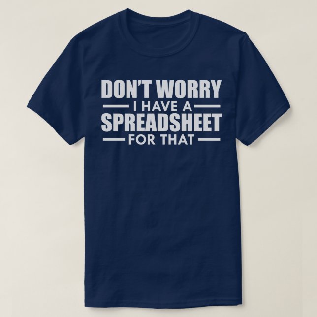 Spreadsheet Dont worry I have a spreadsheet for th T-Shirt (Design Front)