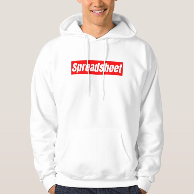 Spreadsheet - Funny Accountant      Hoodie (Front)