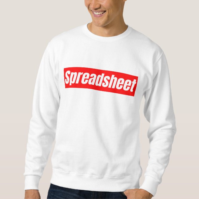 Spreadsheet - Funny Accountant     Sweatshirt (Front)