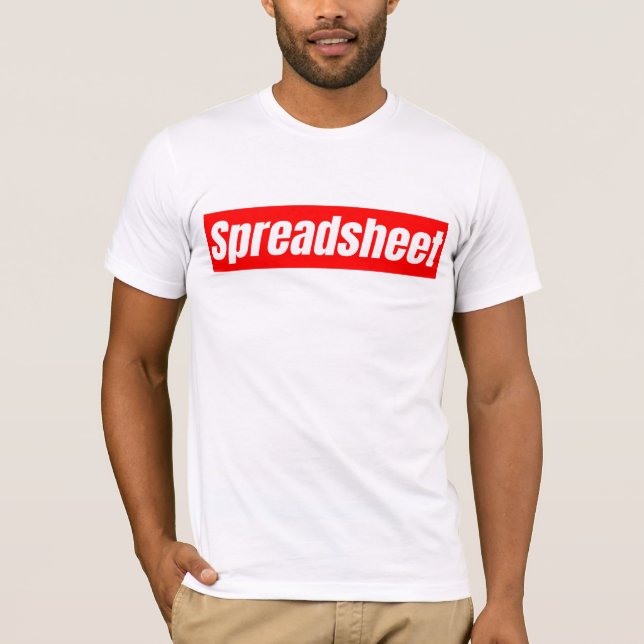 Spreadsheet - Funny Accountant   T-Shirt (Front)