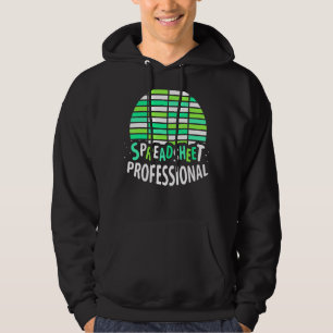 Spreadsheet Professional Accountant Accounting Tab Hoodie