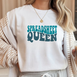 Spreadsheet Queen Finance, Accountant, CPA T-Shirt