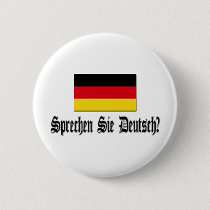 Sprechen Sie Deutsch? 6 Cm Round Badge