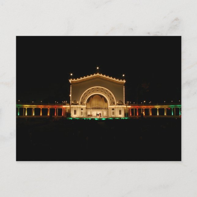 Spreckels Organ Pavilion Postcard (Front)