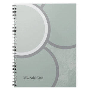 Sprial bound personalised name notebook