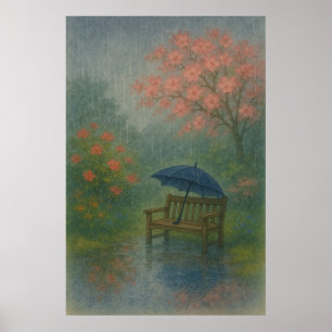 Spring 10, Rainy Day Repose, Seasonal Print