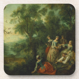 Spring, 1738 (oil on canvas) coaster